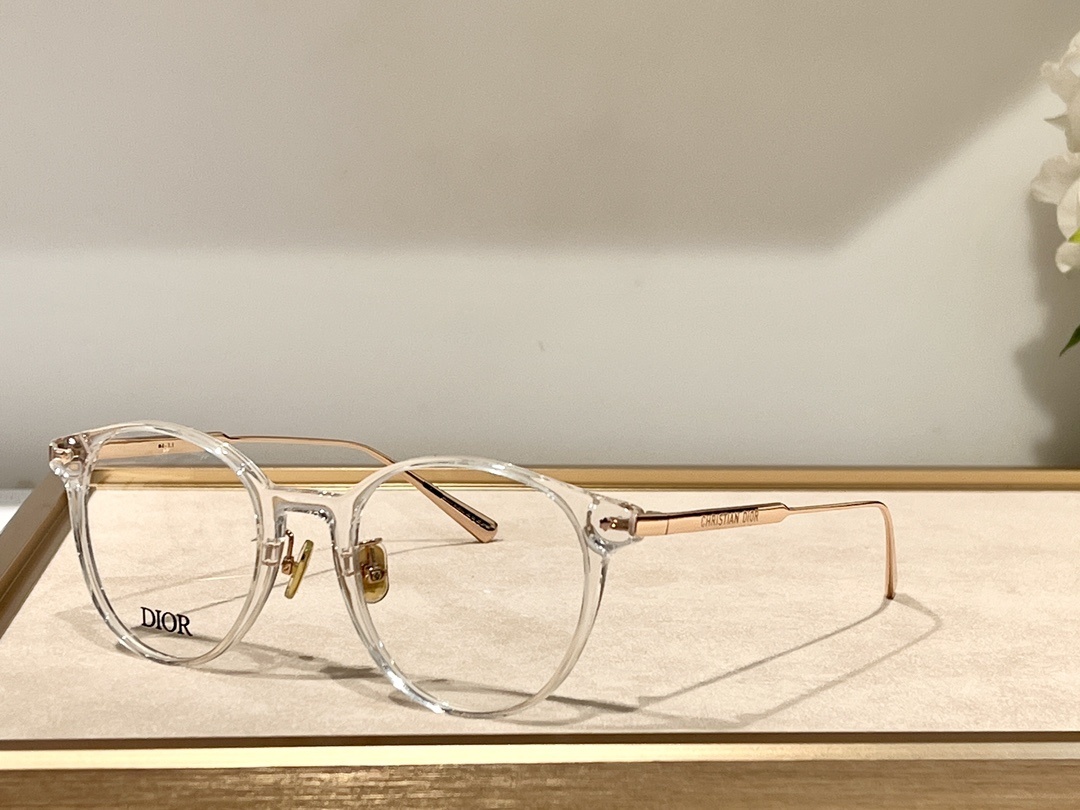 Christian Dior Luxury Round Optical Glasses – Elegant Eyewear
