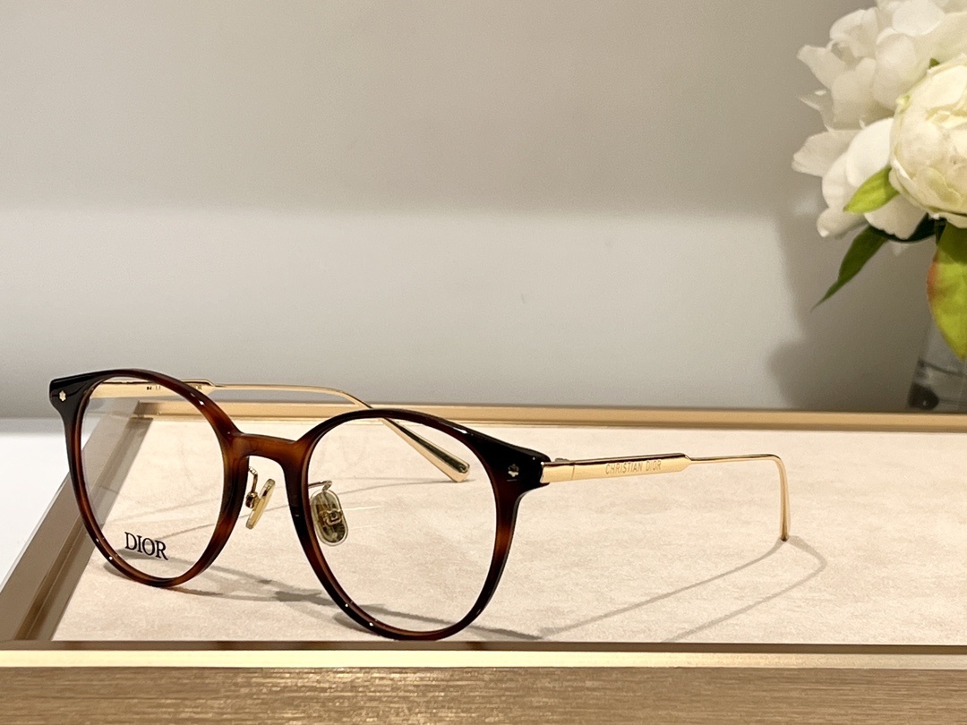 Christian Dior Luxury Round Optical Glasses – Elegant Eyewear