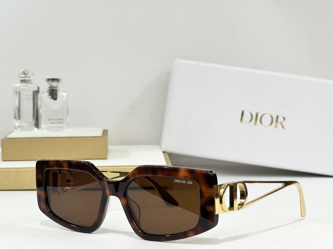 Christian Dior Luxury CD Logo Square Sunglasses for Women