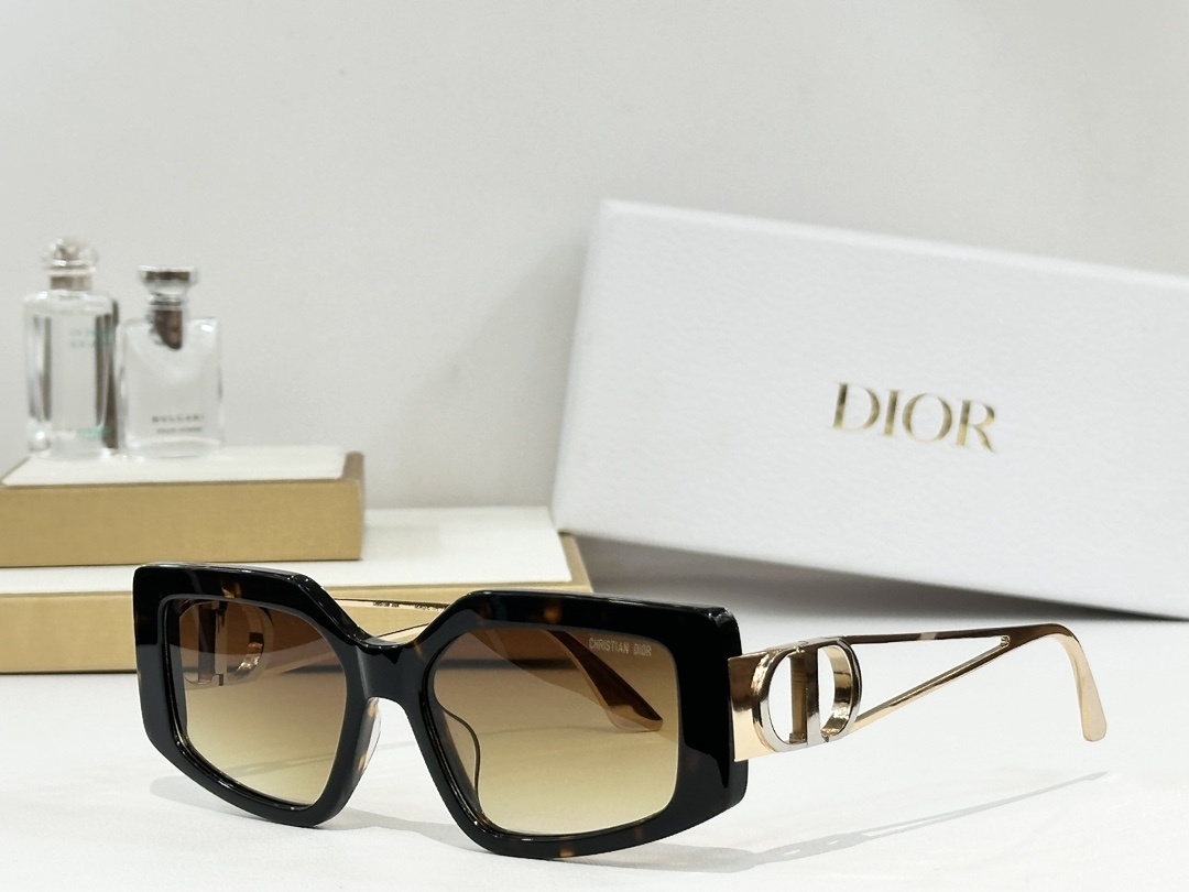 Christian Dior Luxury CD Logo Square Sunglasses for Women