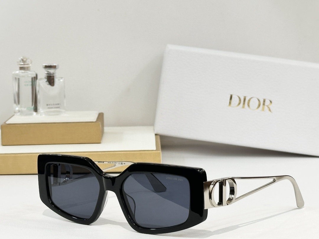 Christian Dior Luxury CD Logo Square Sunglasses for Women
