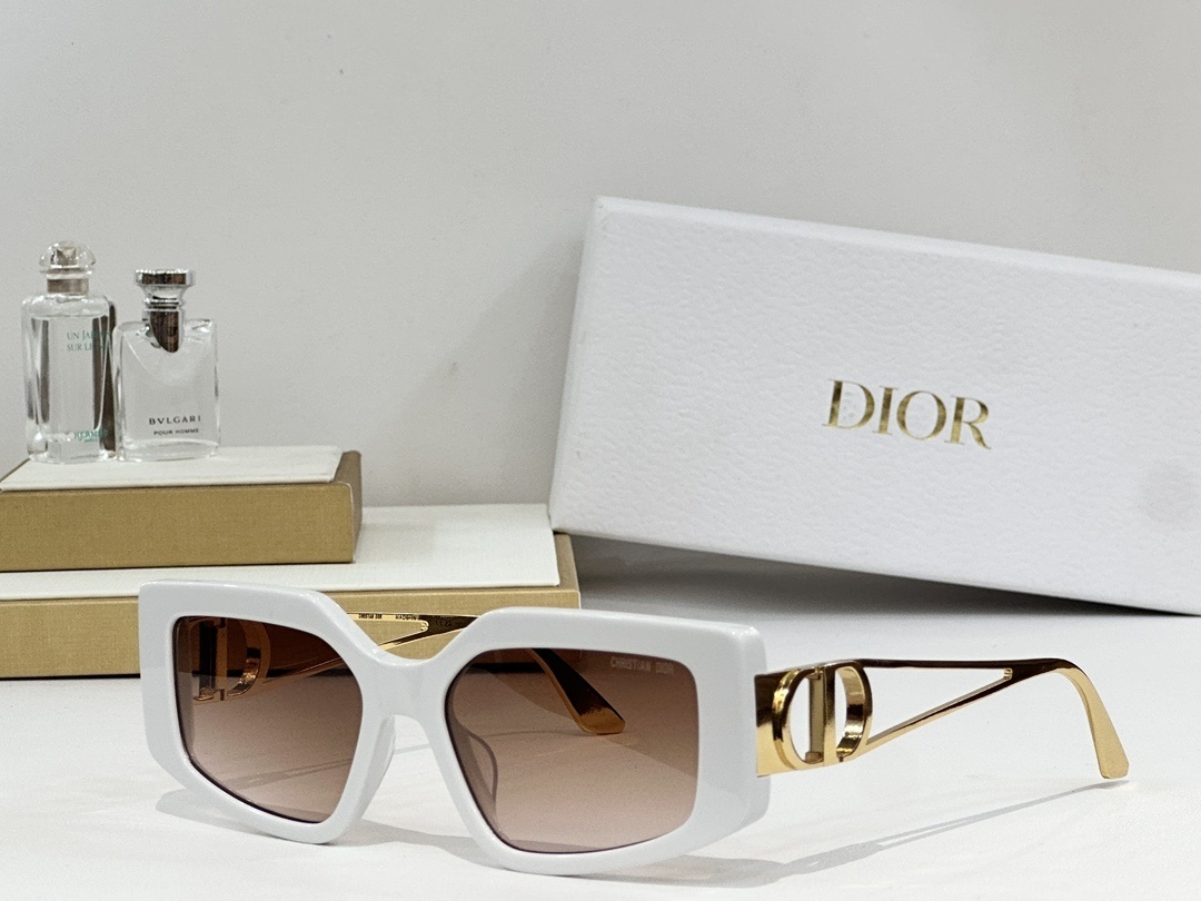 Christian Dior Luxury CD Logo Square Sunglasses for Women