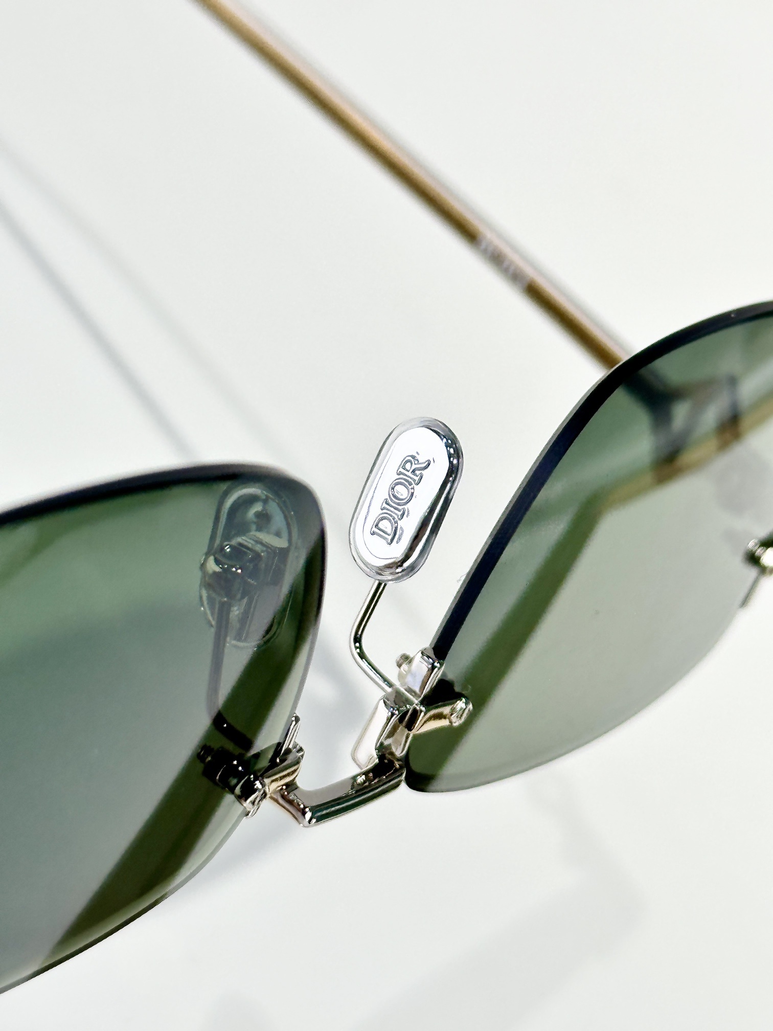 Dior CD Diamond S11U Khaki Rectangular Sunglasses