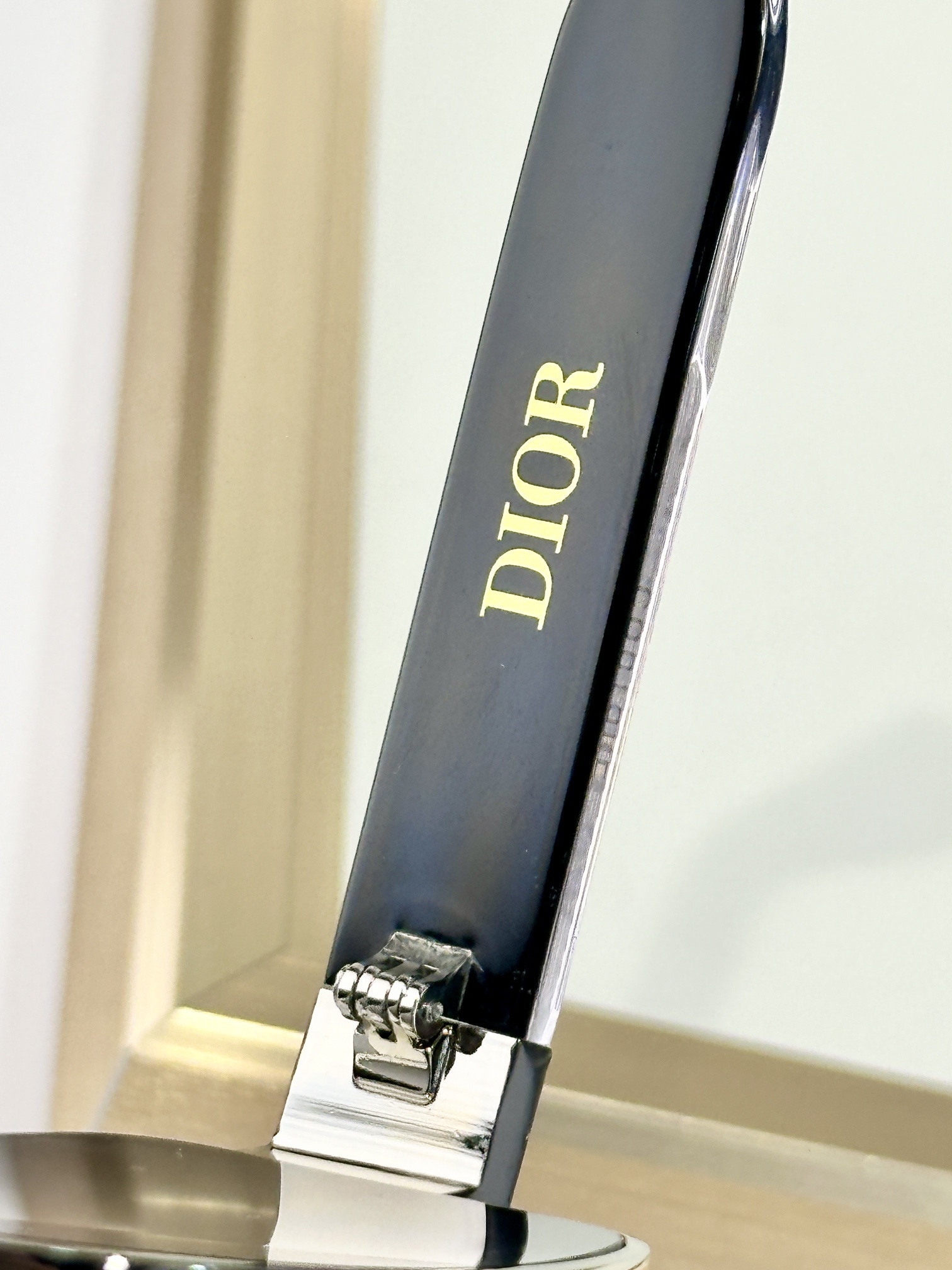 Christian Dior Label S2U Gray Rectangular Sunglasses