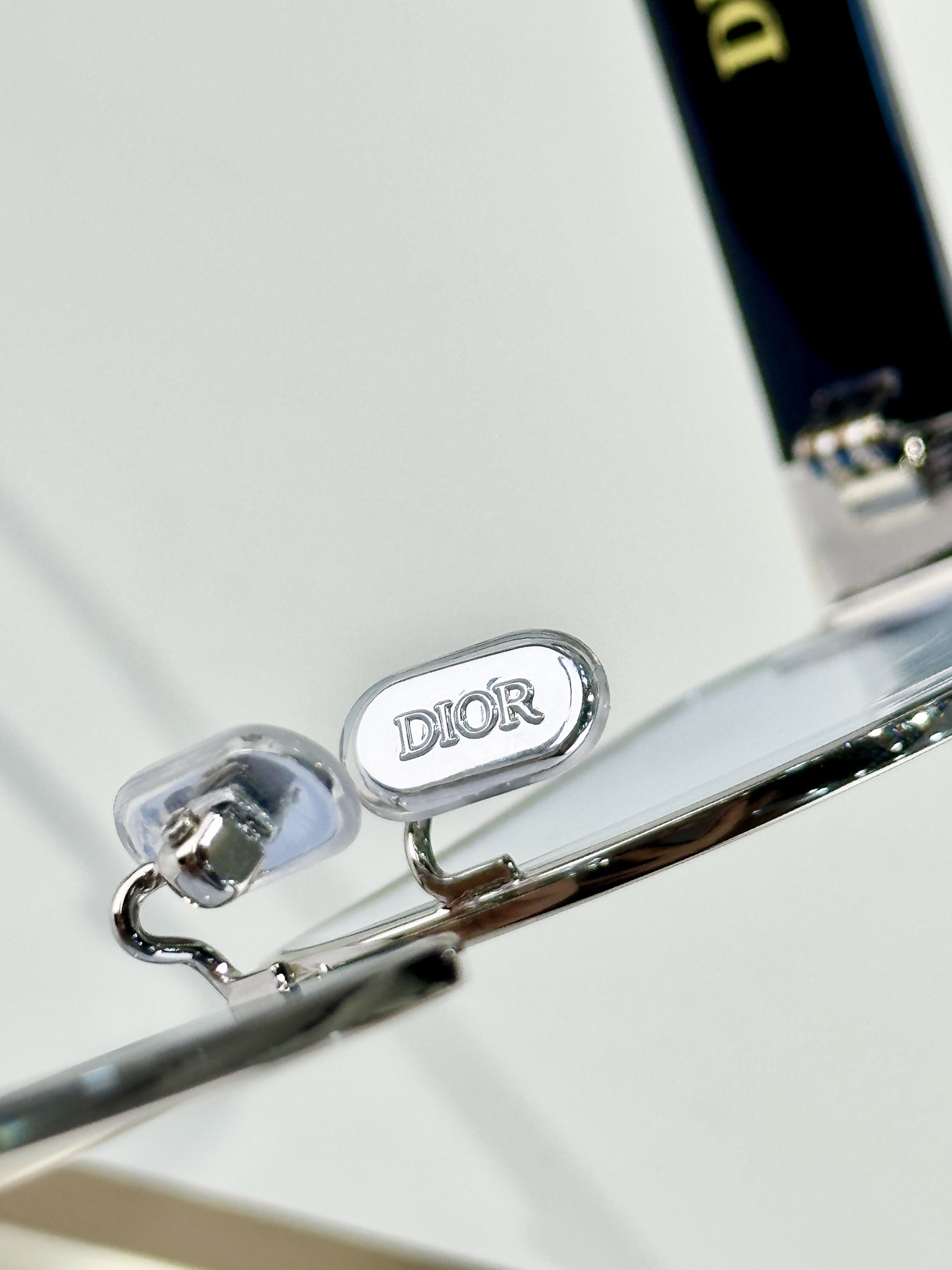 Christian Dior Label S2U Blue Rectangular Sunglasses