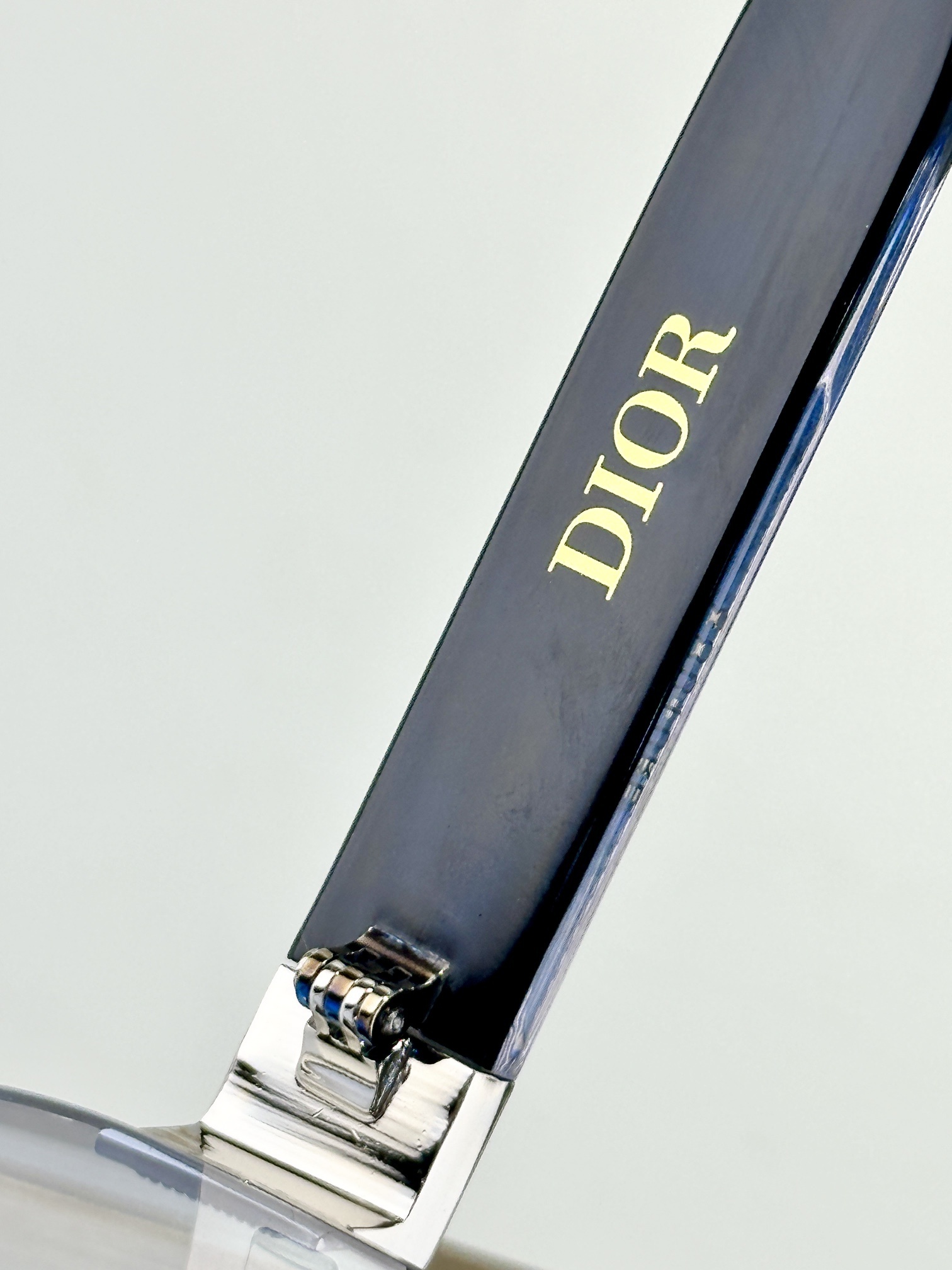 Christian Dior Label S2U Blue Rectangular Sunglasses