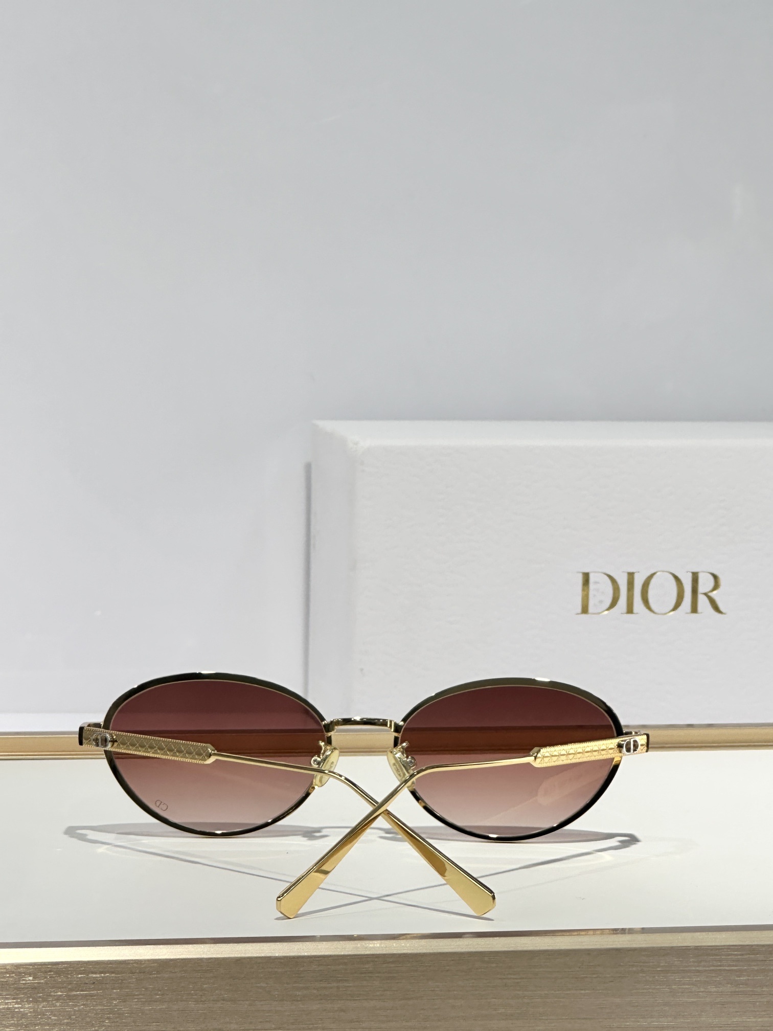 Dior Luxury Round Metal Sunglasses – Designer Fashion Eyewear