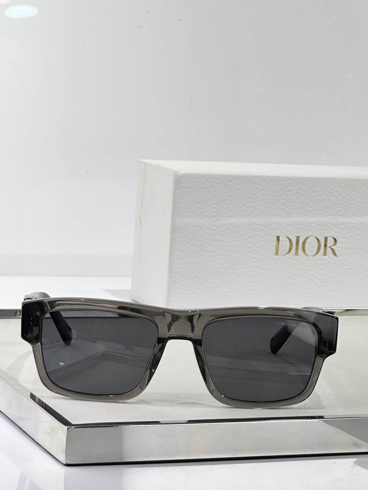Christian Dior Luxury Rectangular Sunglasses for Men & Women