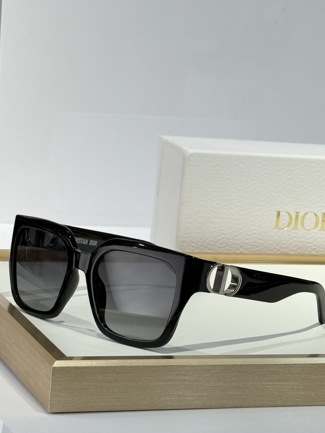 Christian Dior Oversized Square Sunglasses in Black