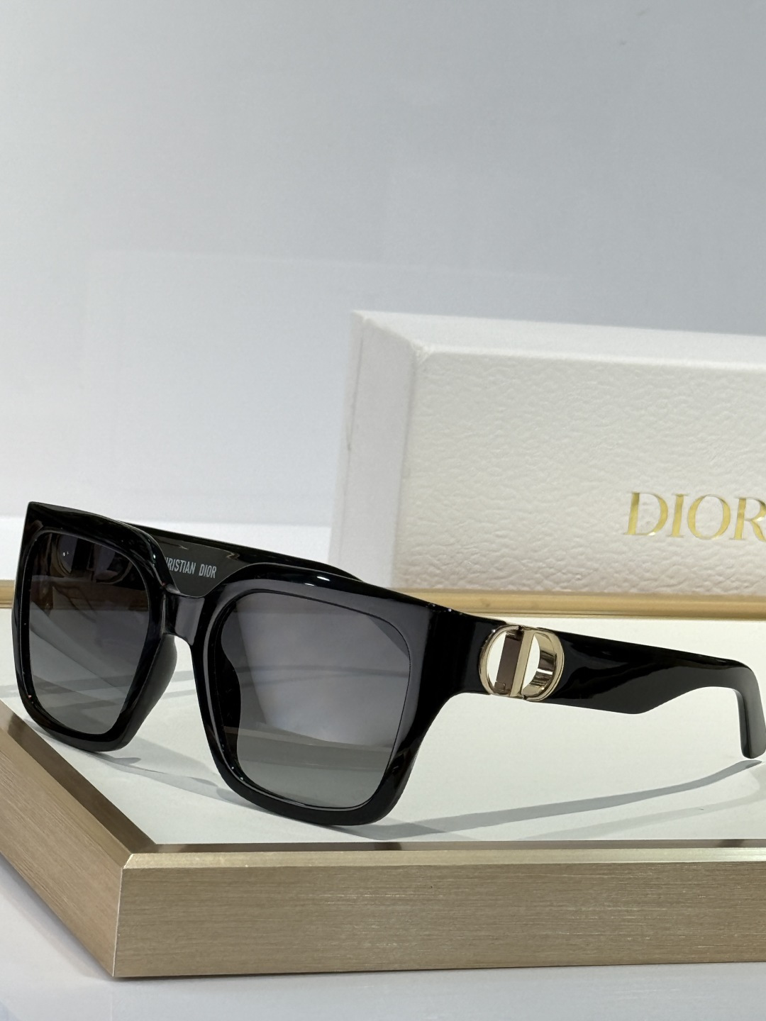 Christian Dior Oversized Square Sunglasses in Black