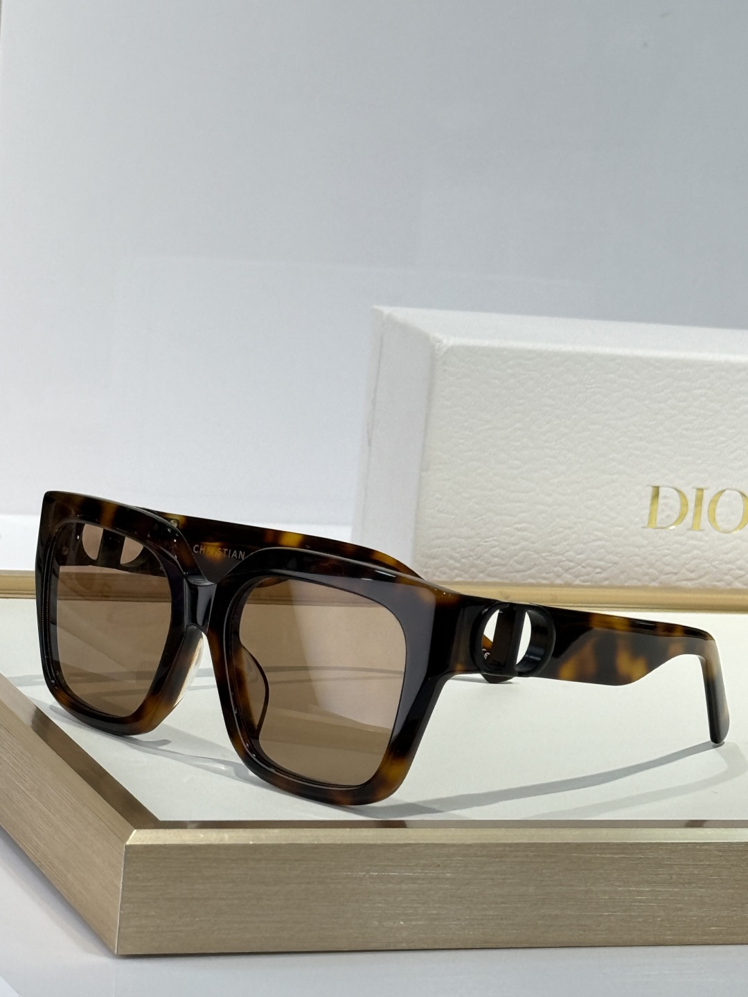 Christian Dior Oversized Square Sunglasses in Black