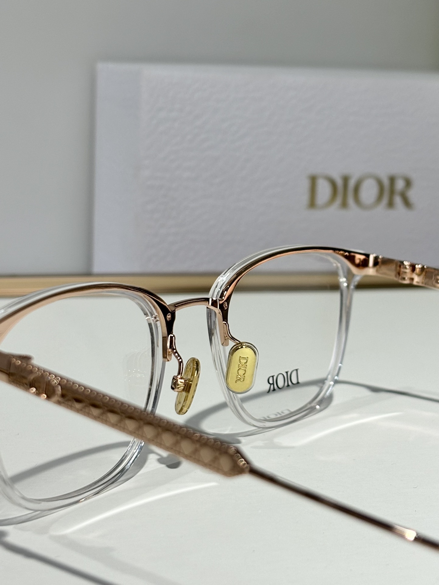 Dior Luxury Square Optical Glasses – Elegant Designer Frames