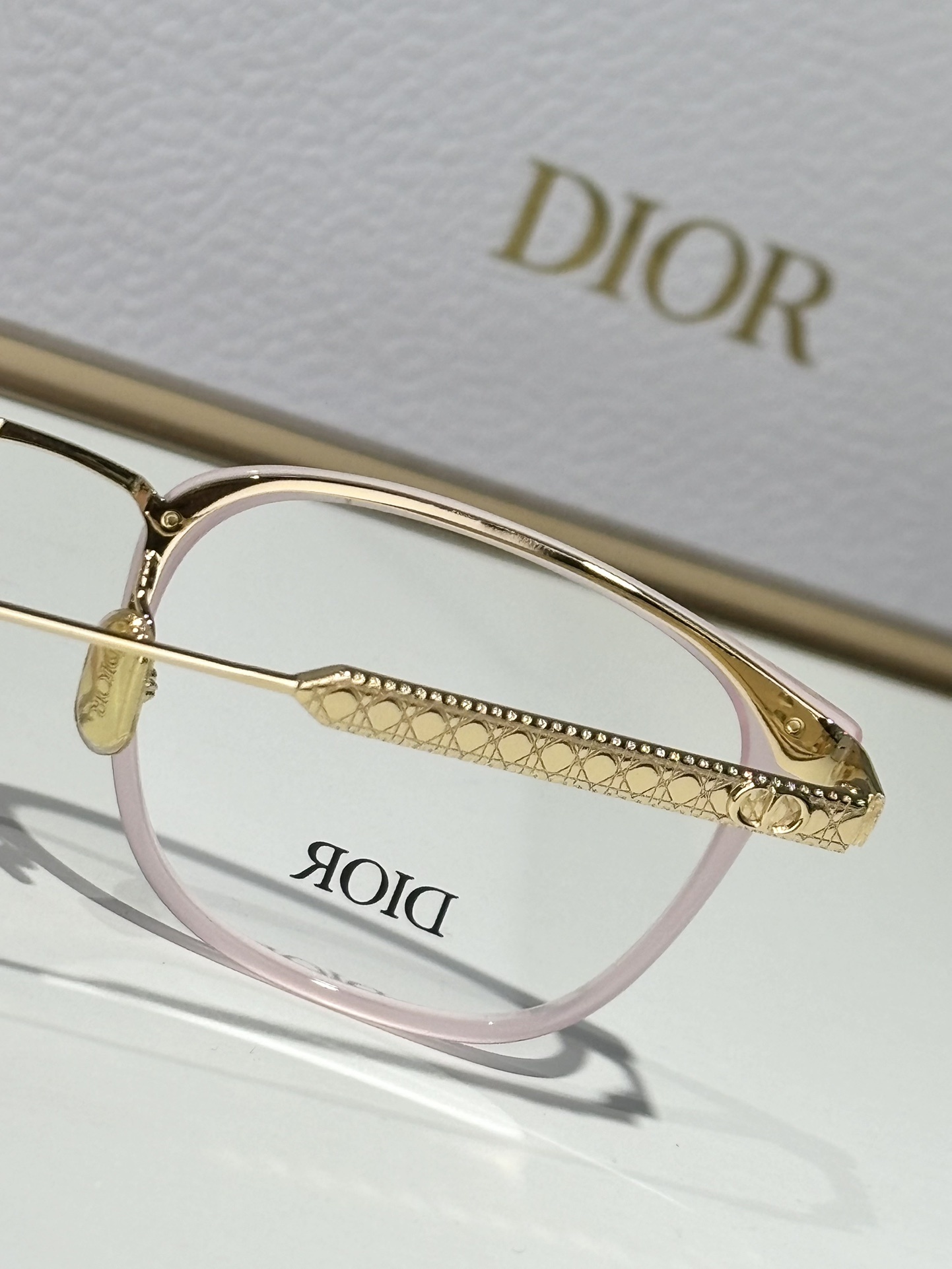 Dior Luxury Square Optical Glasses – Elegant Designer Frames