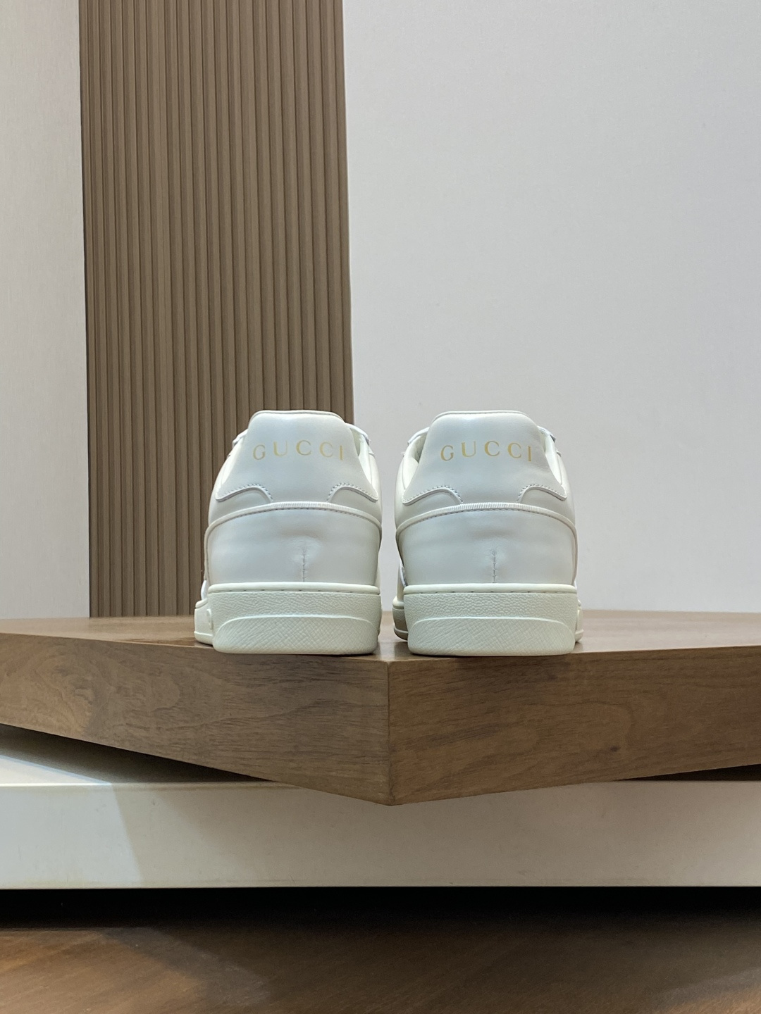 Gucci Men’s Interlocking G White Leather Sneakers