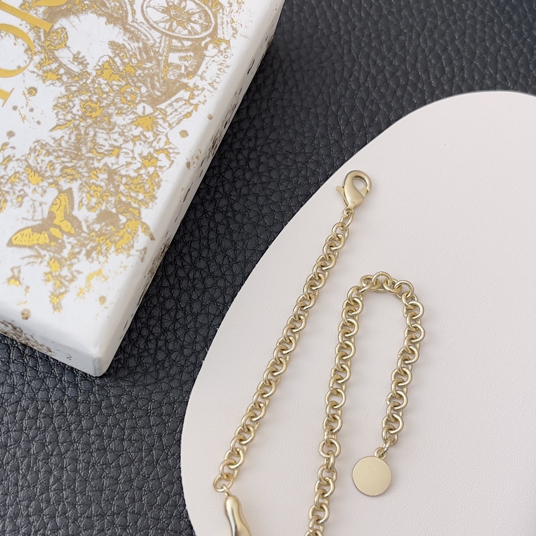 Dior Metamorphose Butterfly Choker – Gold-Finish Metal