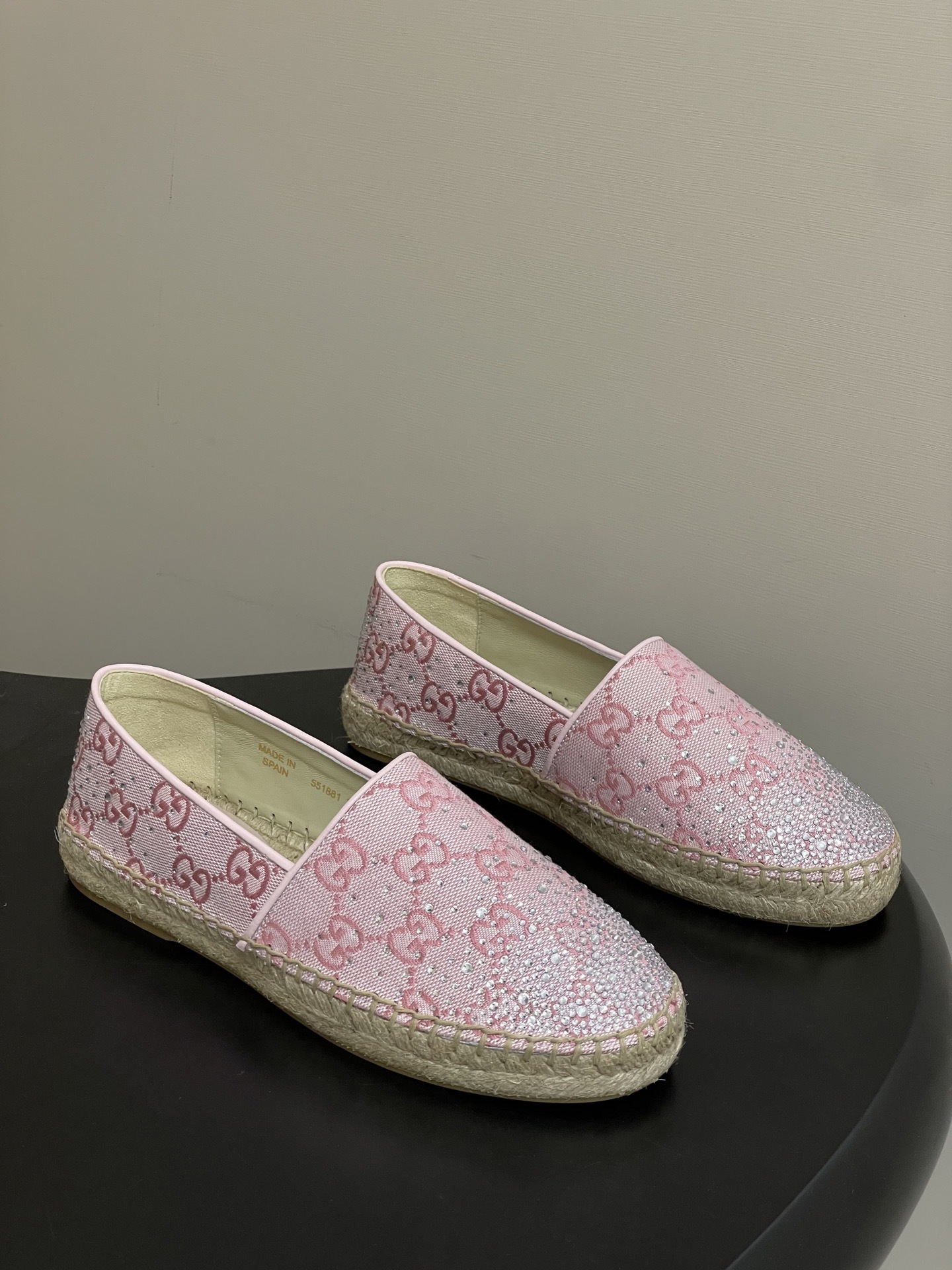 Gucci Pink GG Espadrilles