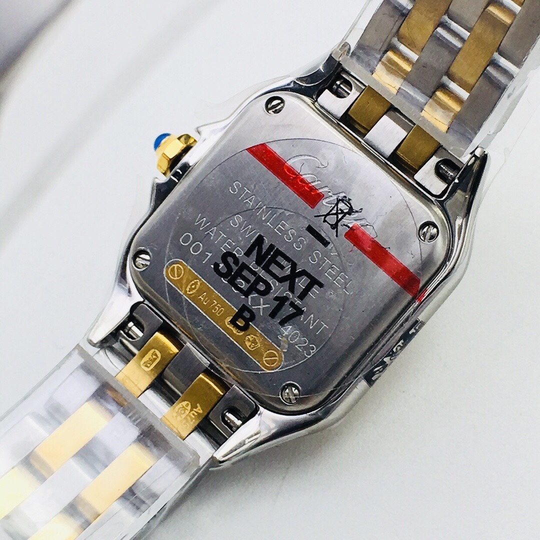 Cartier Panthère Two-Tone Steel & Yellow Gold Ladies Watch WJPN007