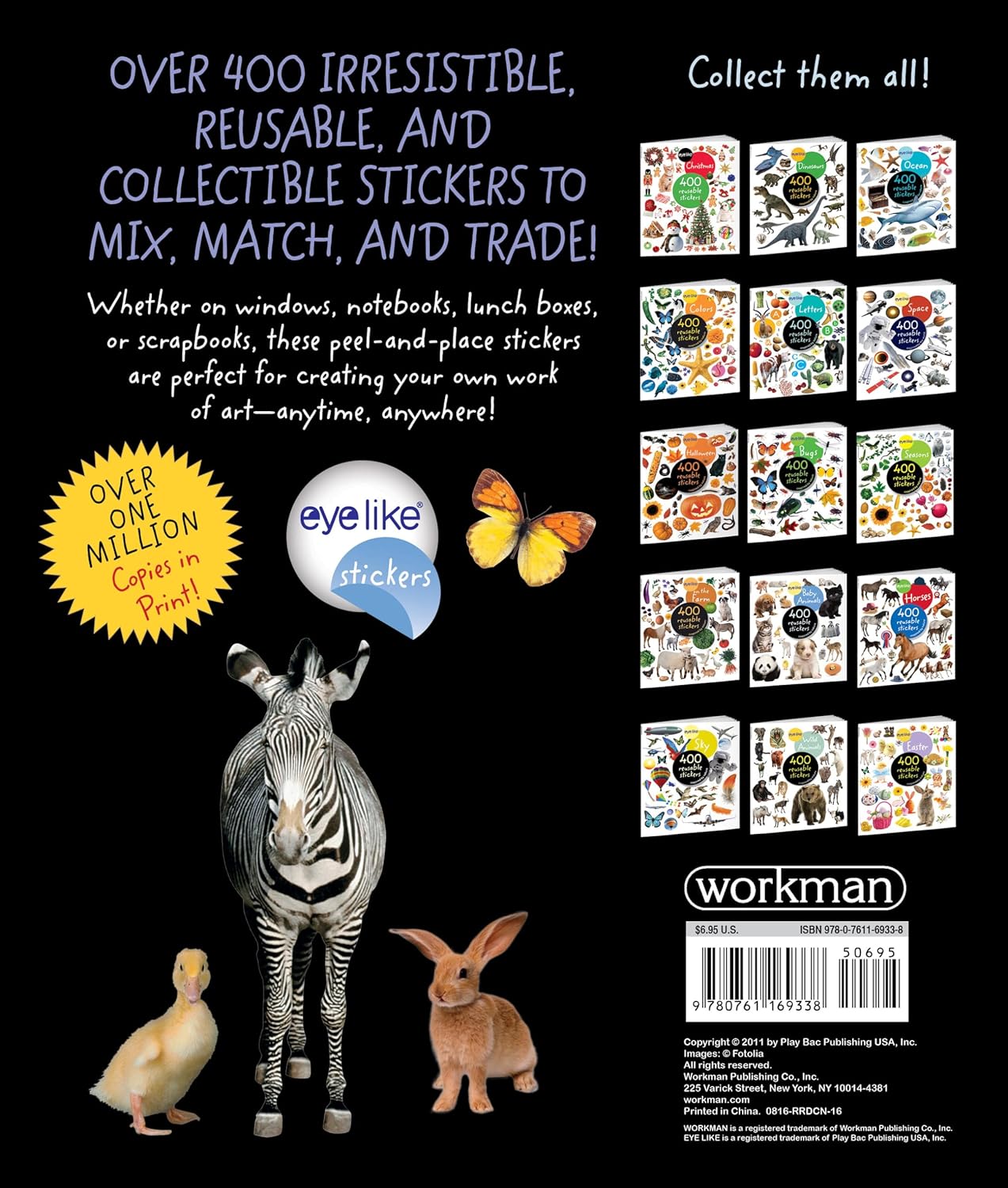 Alternative view of Eyelike Stickers: Animals