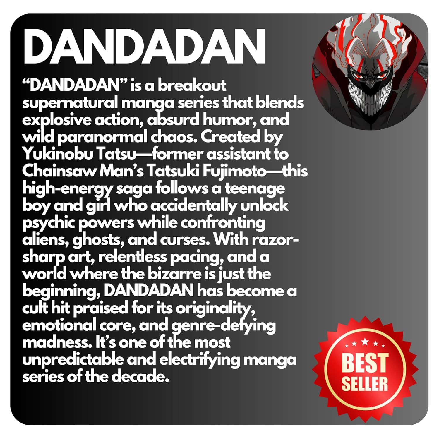 Alternative view of DANDADAN Volumes 1-13 Ultimate Book Collection Manga Set by Yukinobu Tatsu | Ultimate Manga Bundle | English Language Edition | Collector’s Pack