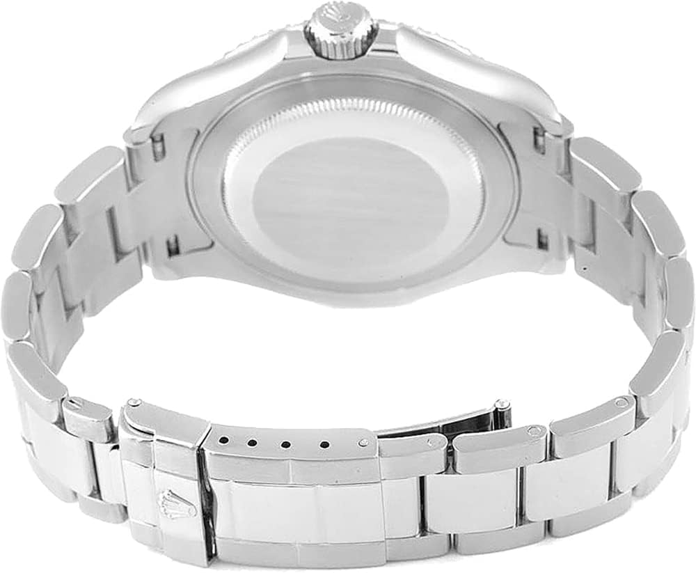 Alternative view of Rolex Mens Stainless Steel And Platinum Yachtmaster Silver Factory Dial