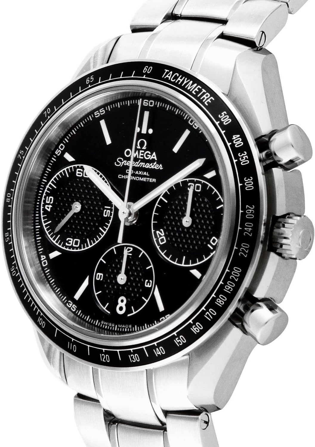 Alternative view of Omega Speedmaster Racing Automatic Chronograph Black Dial Stainless Steel Mens Watch 326.30.40.50.01.001