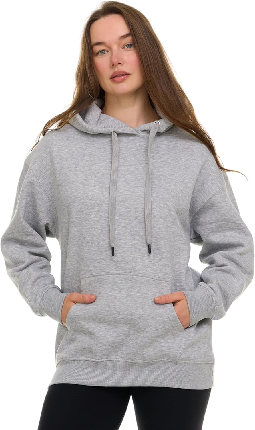 Alternative view of MODERN BASICS Hoodies for Women, Fleece Pullover Sweatshirt for Women, Oversized Sweatshirt