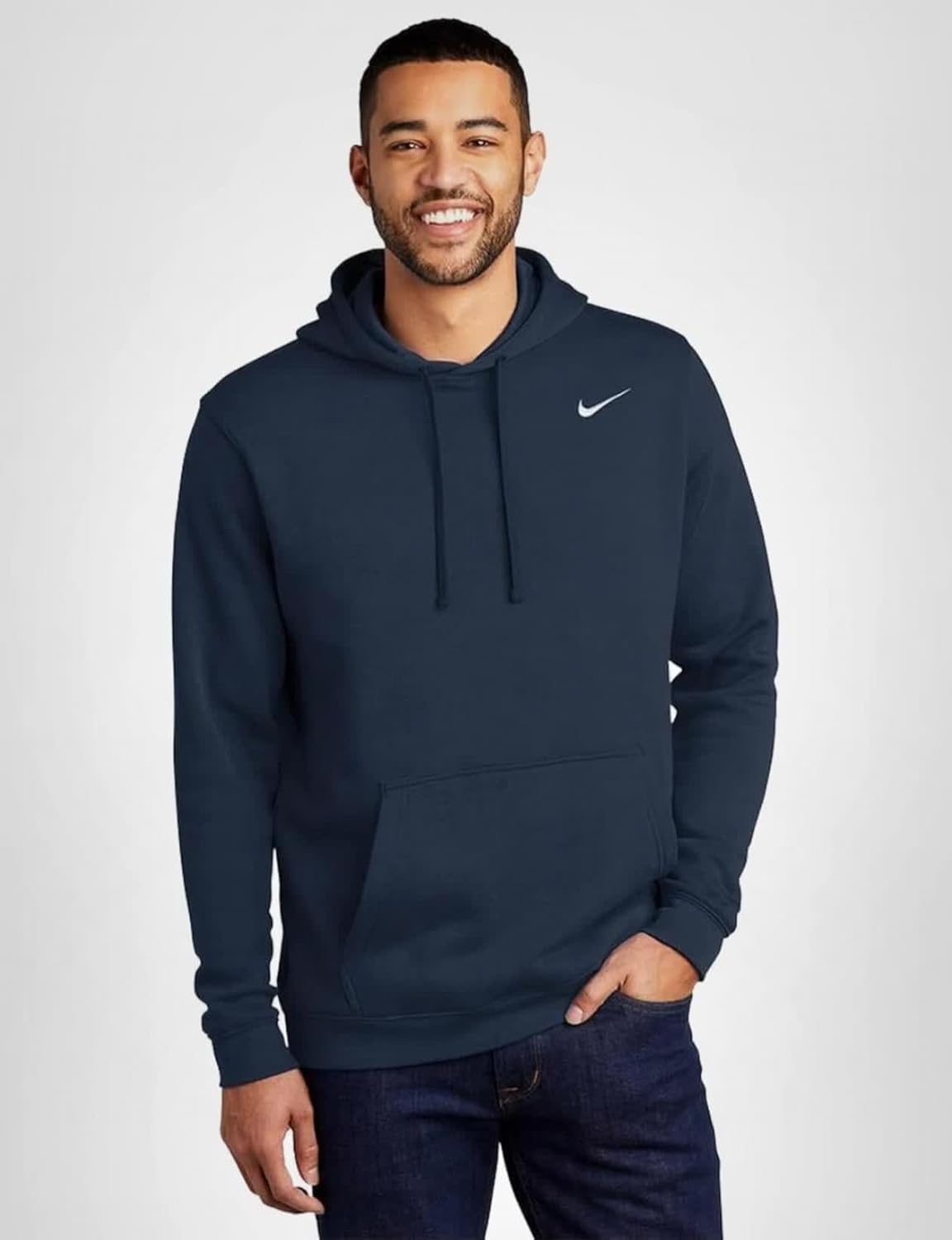Nike Men's Hoodie Sweatershirt Pullover Club Cotton With Big and Tall Sizes
