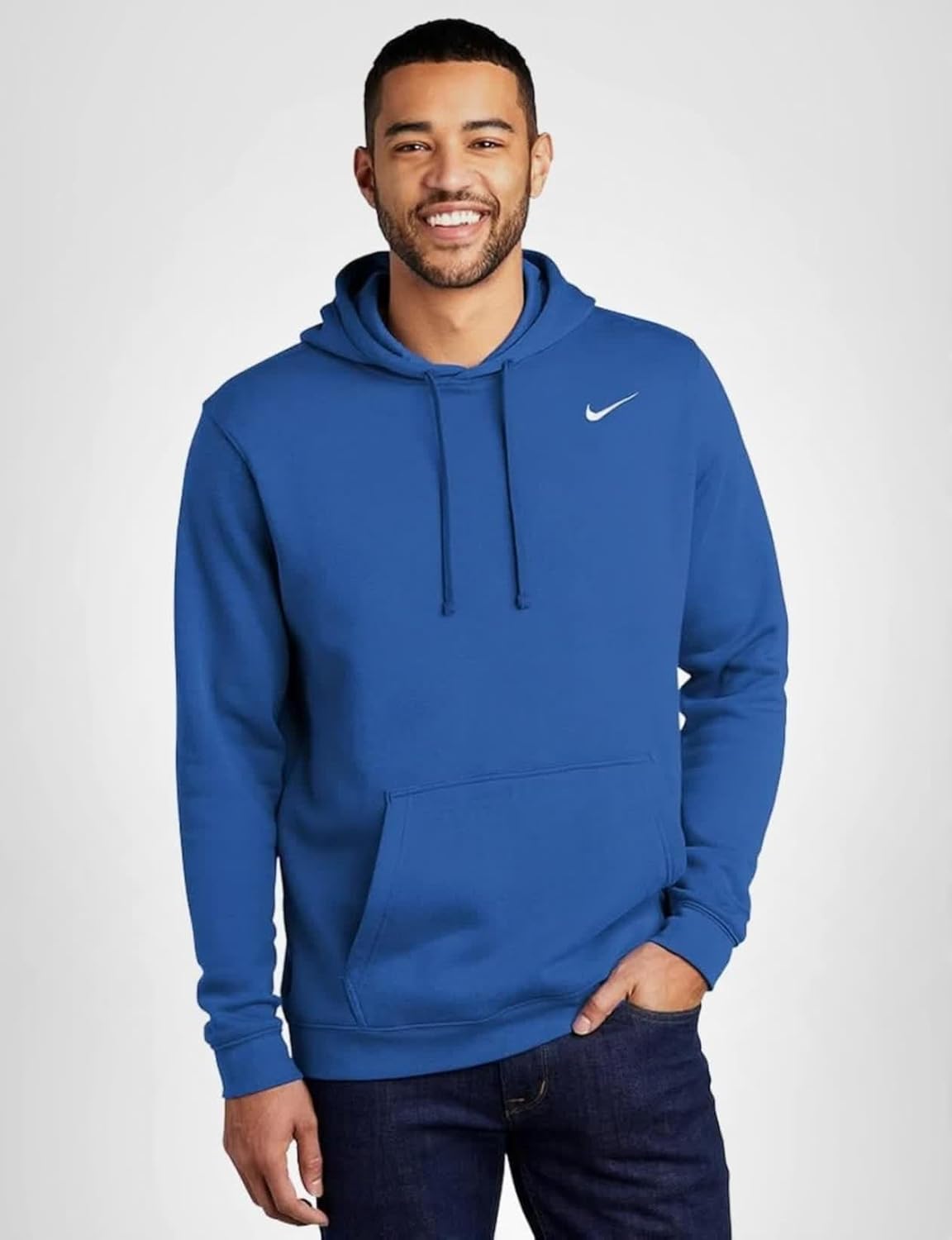 Nike Men's Hoodie Sweatershirt Pullover Club Cotton With Big and Tall Sizes - Image 4