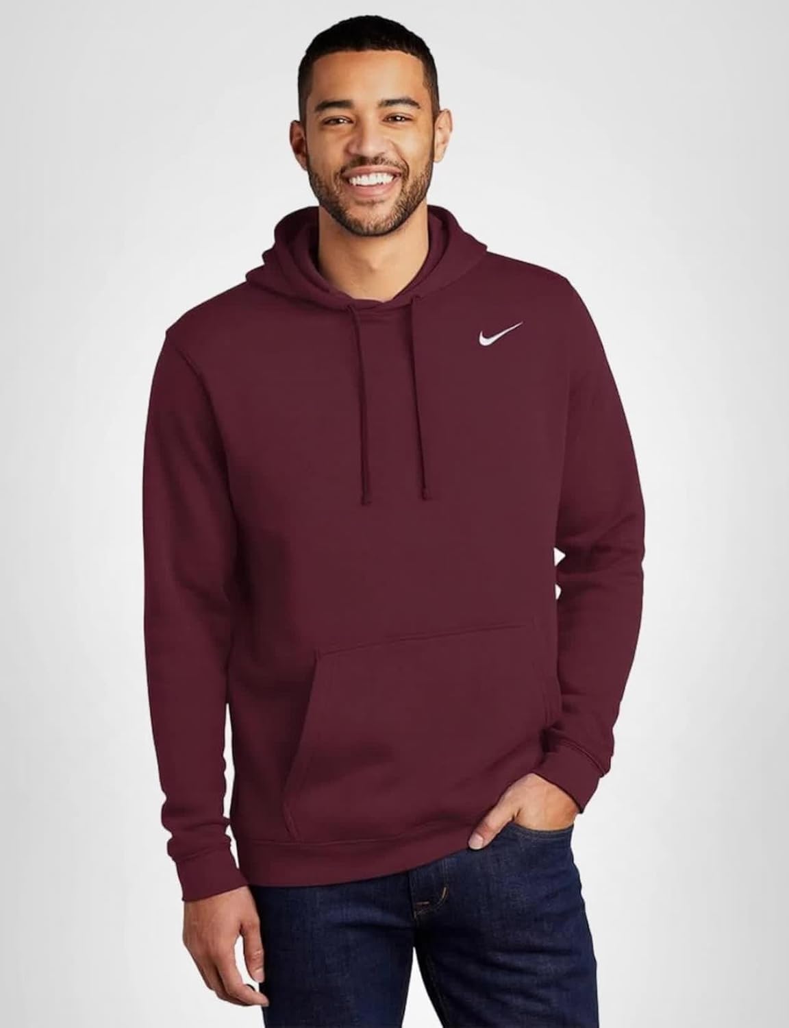 Nike Men's Hoodie Sweatershirt Pullover Club Cotton With Big and Tall Sizes - Image 5