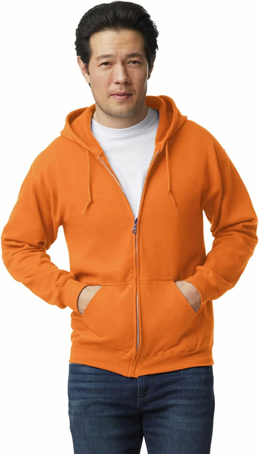 Alternative view of Gildan Adult Fleece Zip Hoodie Sweatshirt, Style G18600, Multipack