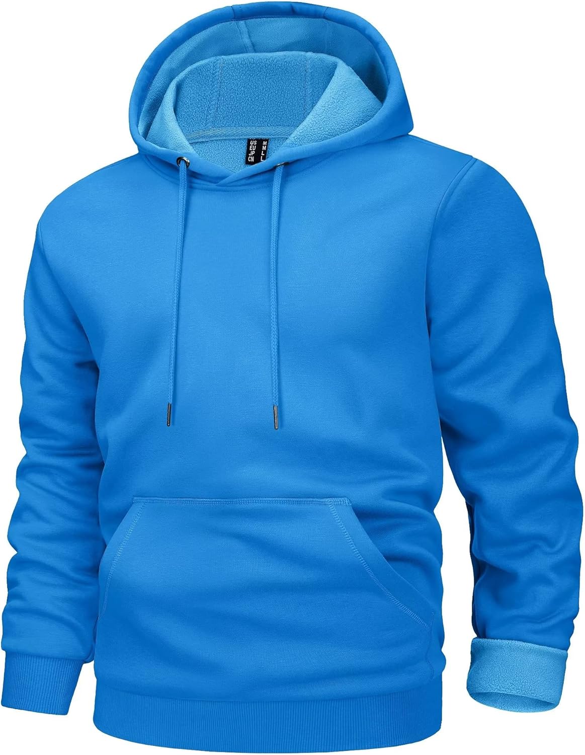 Alternative view of MAGCOMSEN Men's Active Hoodies Fleece Lined Sweatshirts Casual Athletic Workout Pullover With Kangaroo Pocket