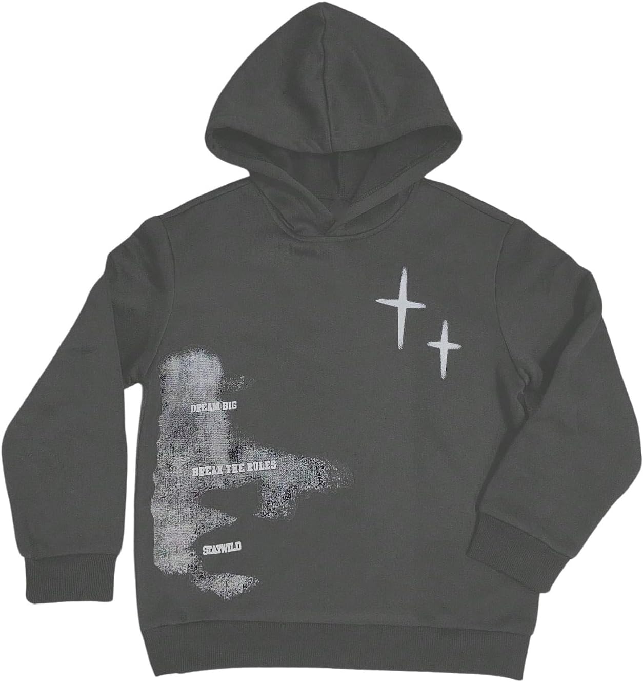 Alternative view of SOLY HUX Boy's Graphic Hoodie Long Sleeve Hooded Pullover Sweatshirt Casual Streetwear Tops