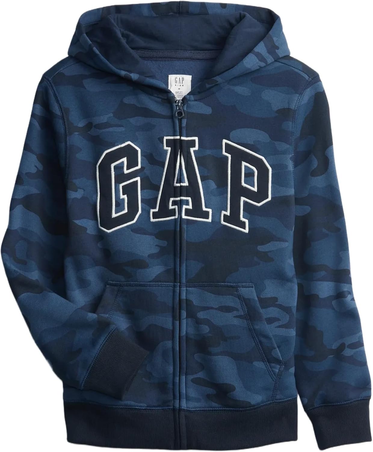Alternative view of GAP boys Logo Hoodie Hooded Full Zip Sweatshirt
