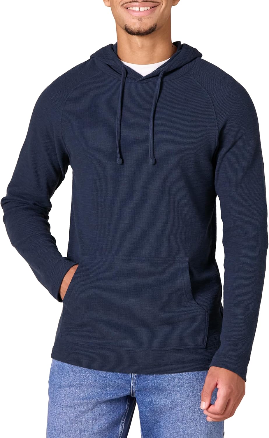 Amazon Essentials Men's Pullover Hoodie, Long-Sleeve Slub Thermal (Previously GoodThreads) - Image 3