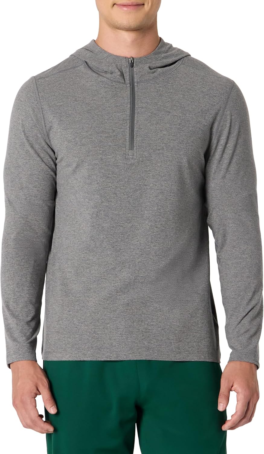 Alternative view of Amazon Essentials Men's Athletic Soft Performance Lightweight Quarter-Zip Hoodie Long Sleeve Workout Top