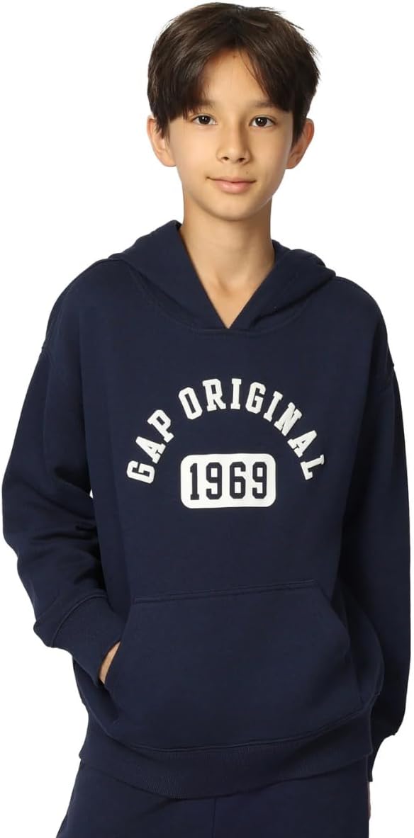 Alternative view of GAP boys Logo Hoodie Hooded Sweatshirt