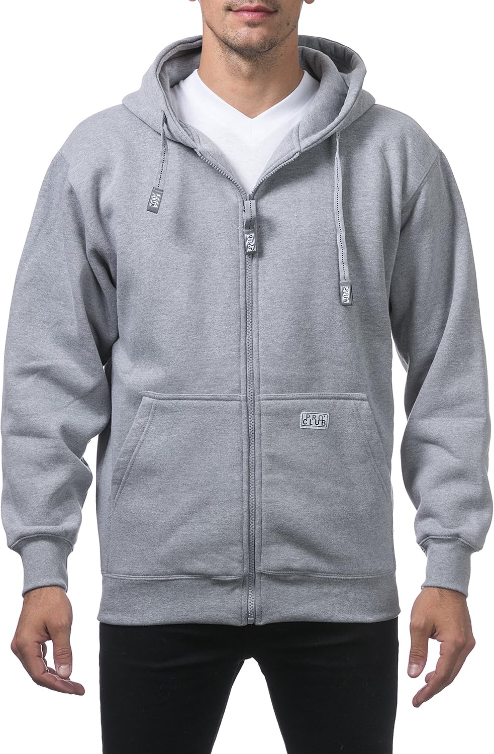 Alternative view of Pro Club Men's Heavyweight Full Zip Fleece Hoodie
