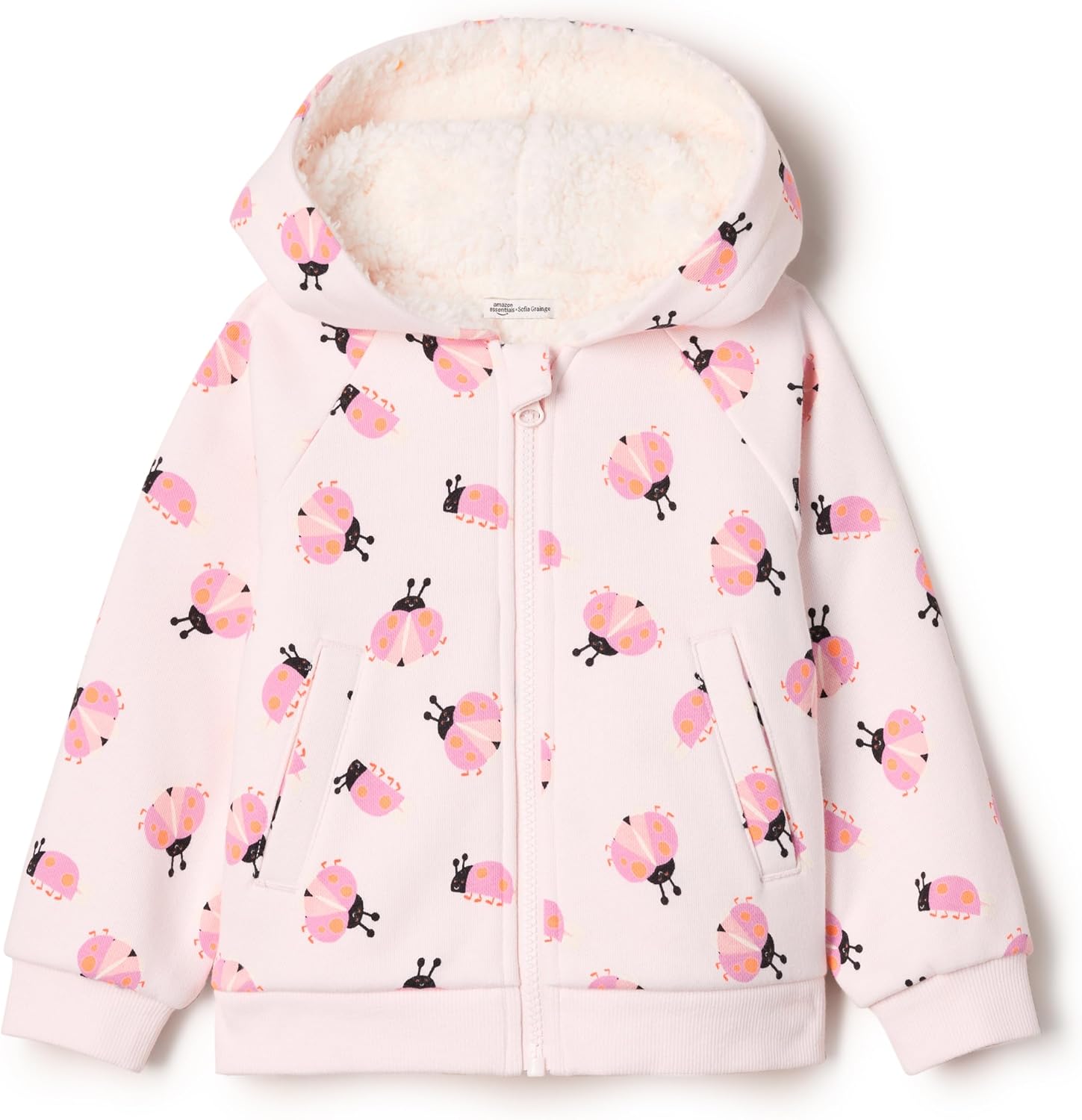 Amazon Essentials x Sofia Grainge Unisex Toddlers and Babiesu2019 Zip Hoodie Sweatshirt