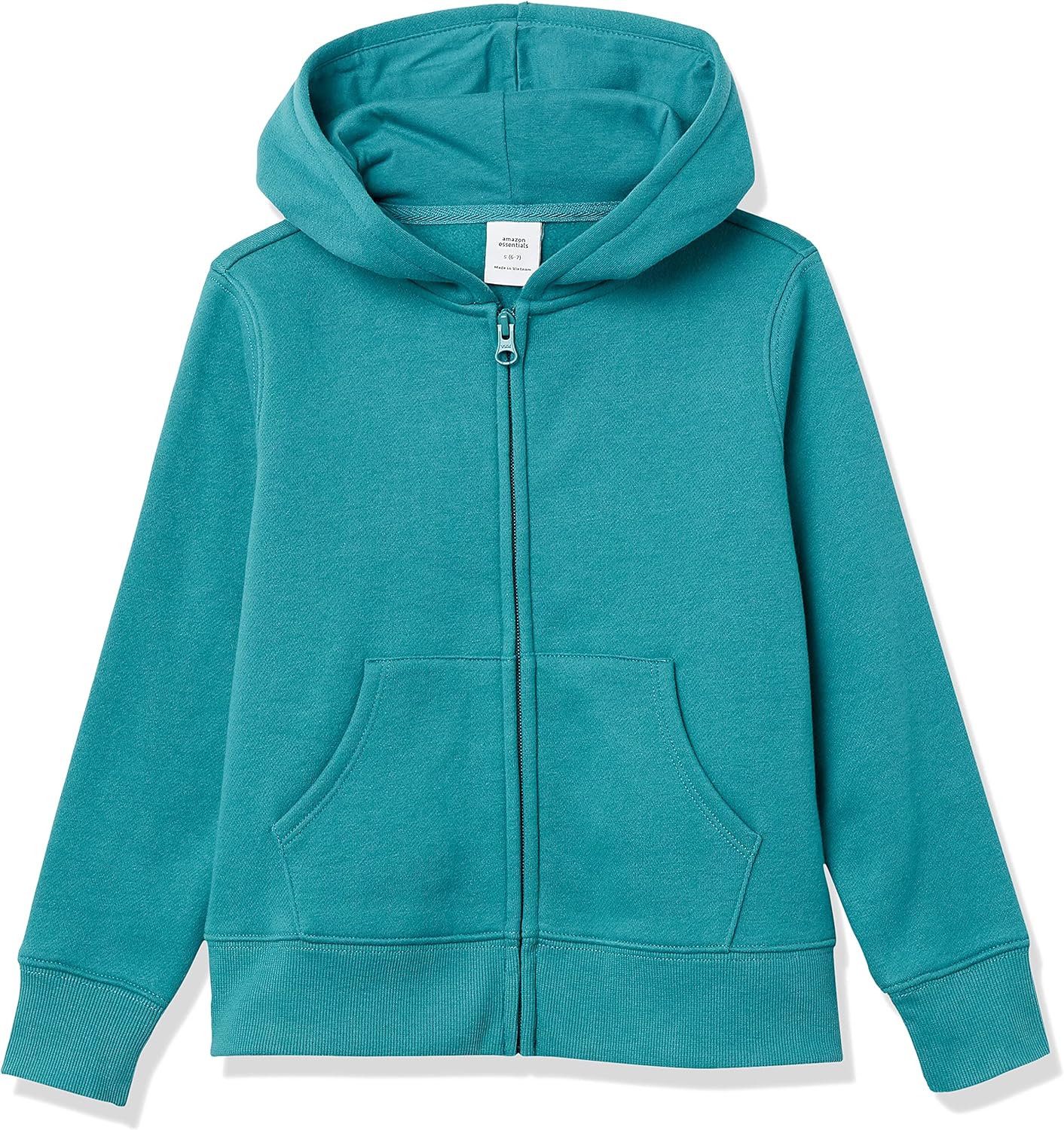 Alternative view of Amazon Essentials Girls and Toddlers' Fleece Zip-Up Hoodie Sweatshirt