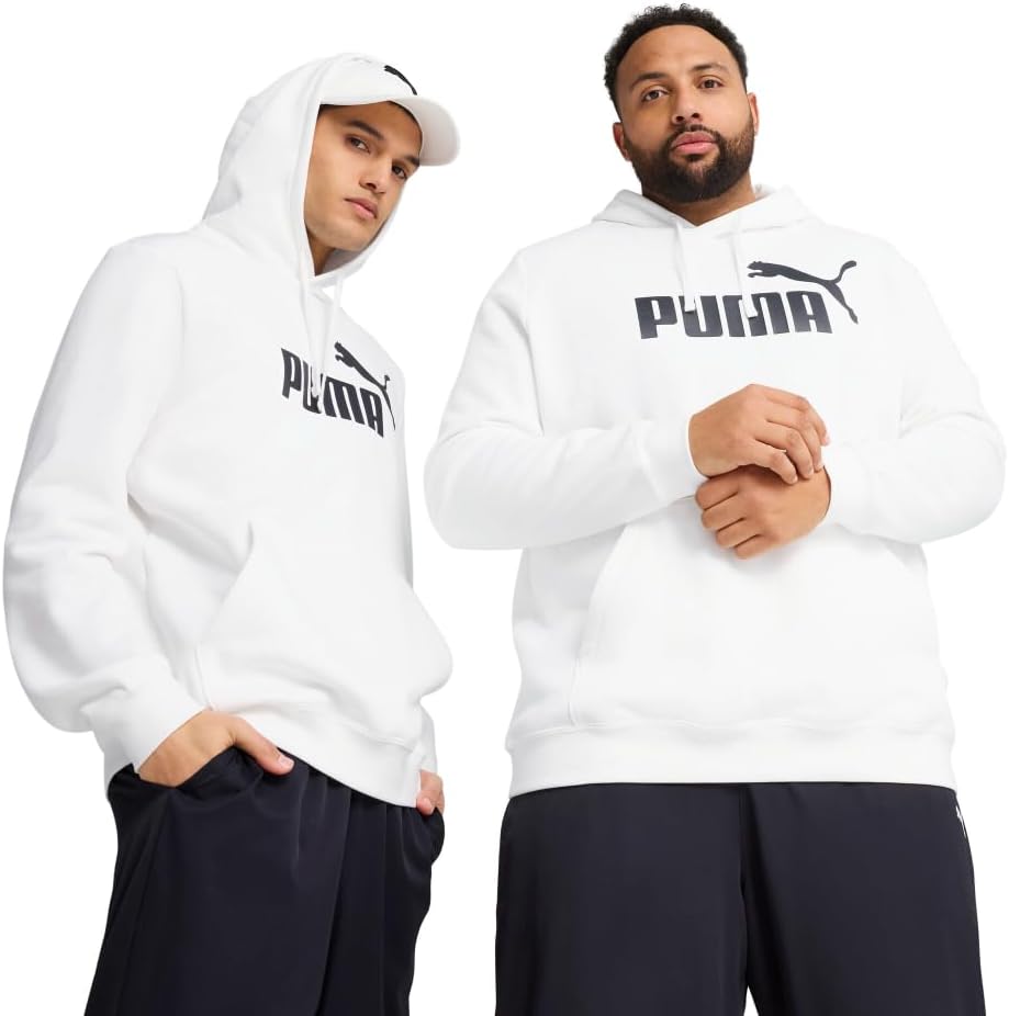 PUMA mens Essentials Logo Fleece Hoodie (Available in Big & Tall) - Image 4