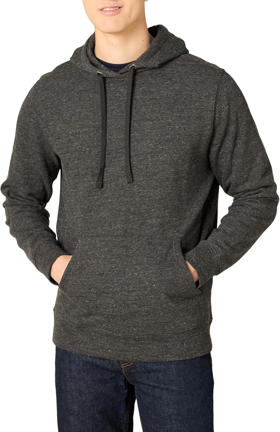 Amazon Essentials Mens Lightweight Long-Sleeve French Terry Hoodie