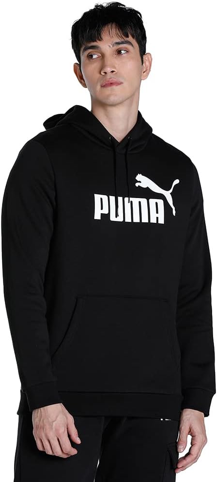 PUMA mens Essentials Logo Fleece Hoodie (Available in Big & Tall) - Image 5