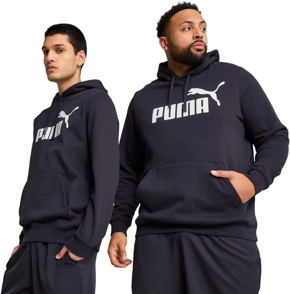 PUMA mens Essentials Logo Fleece Hoodie (Available in Big & Tall) - Image 6