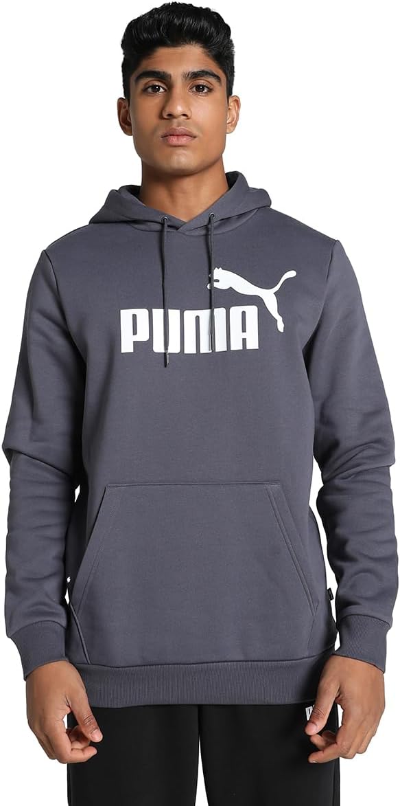 PUMA mens Essentials Logo Fleece Hoodie (Available in Big & Tall) - Image 7