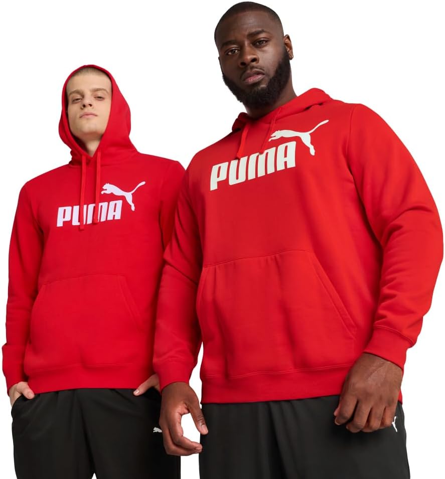 PUMA mens Essentials Logo Fleece Hoodie (Available in Big & Tall) - Image 9