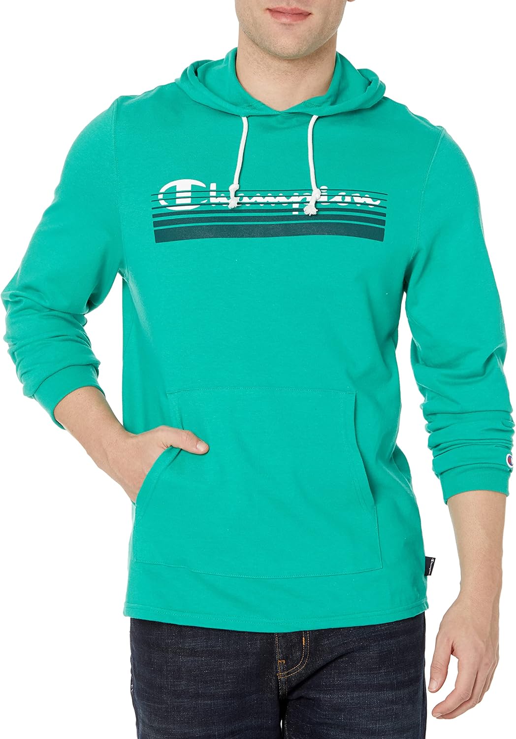 Champion Men's Long Sleeve T-shirt Hoodie (Retired Colors)