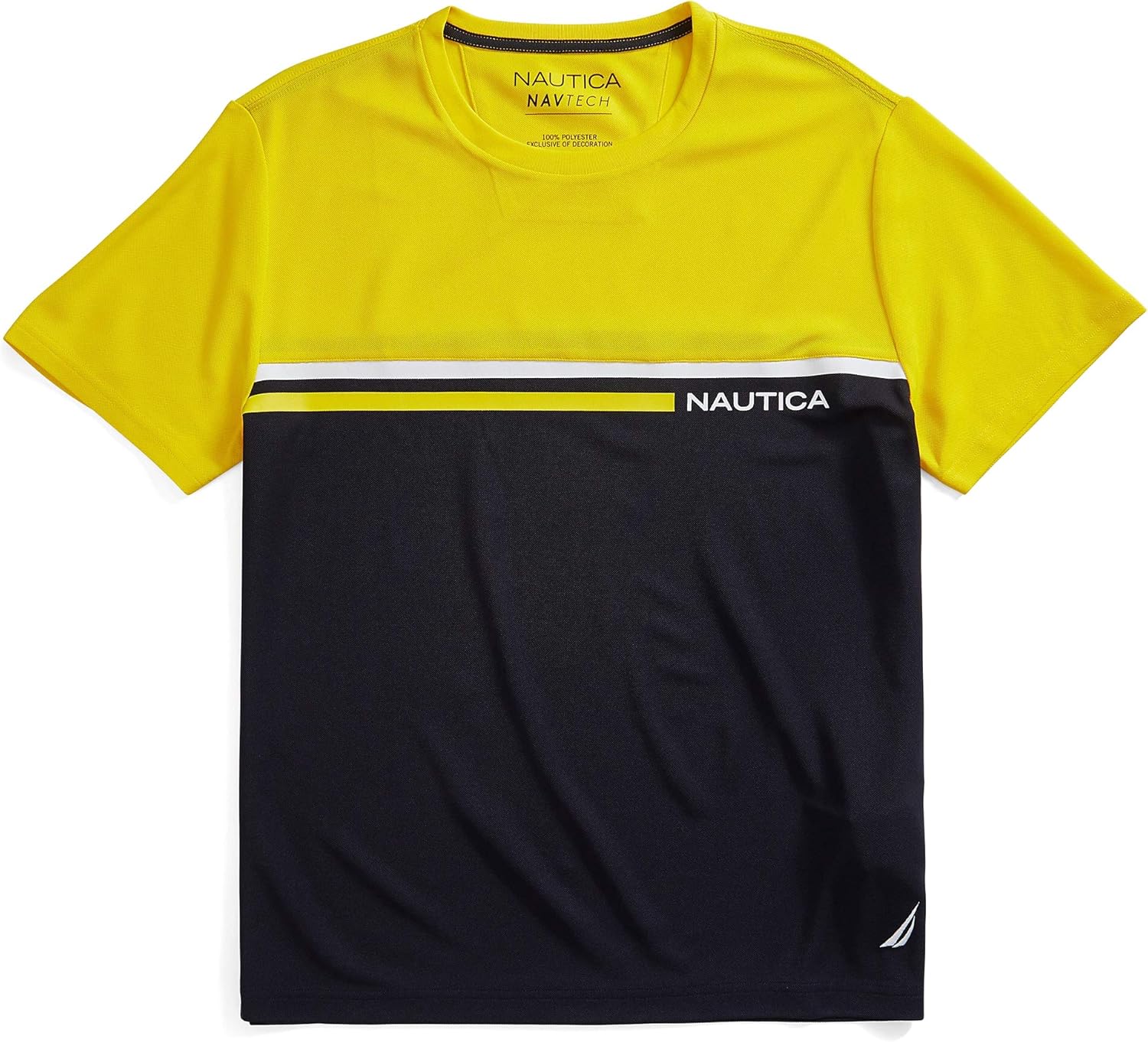 Nautica Mens Nautica Men's Navtech Colorblock Tee