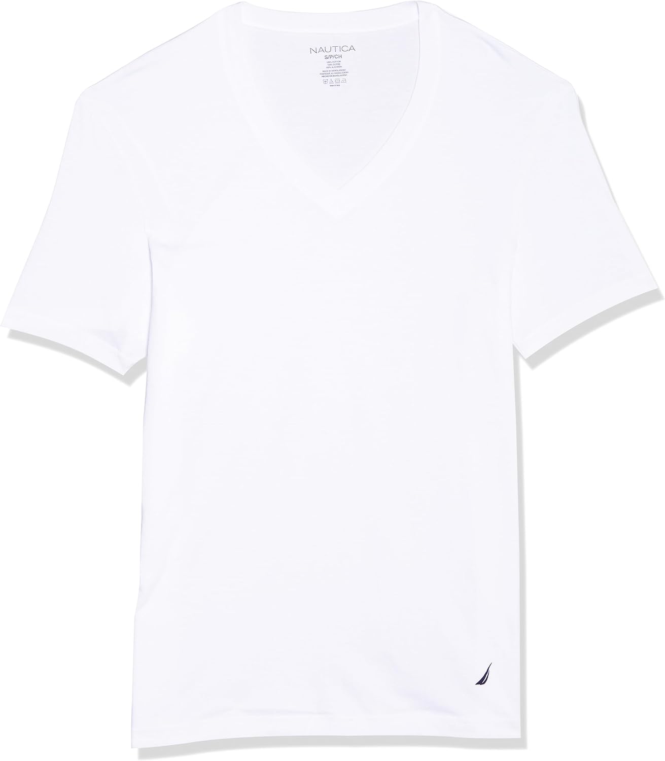 Alternative view of Nautica Mens Cotton V-Neck 3-Pack T-Shirts