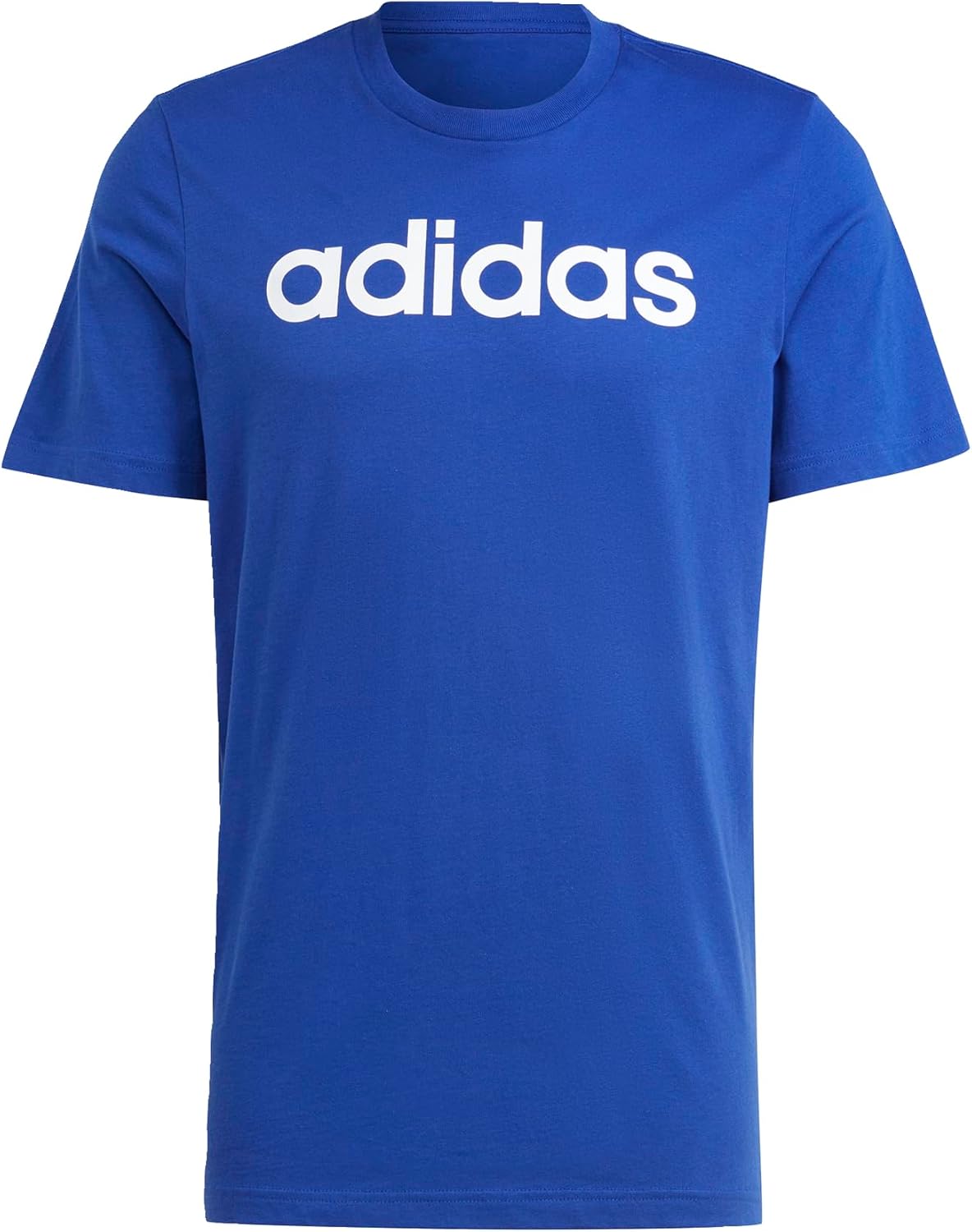 adidas Mens Essentials Single Jersey Linear Embroidered Logo
