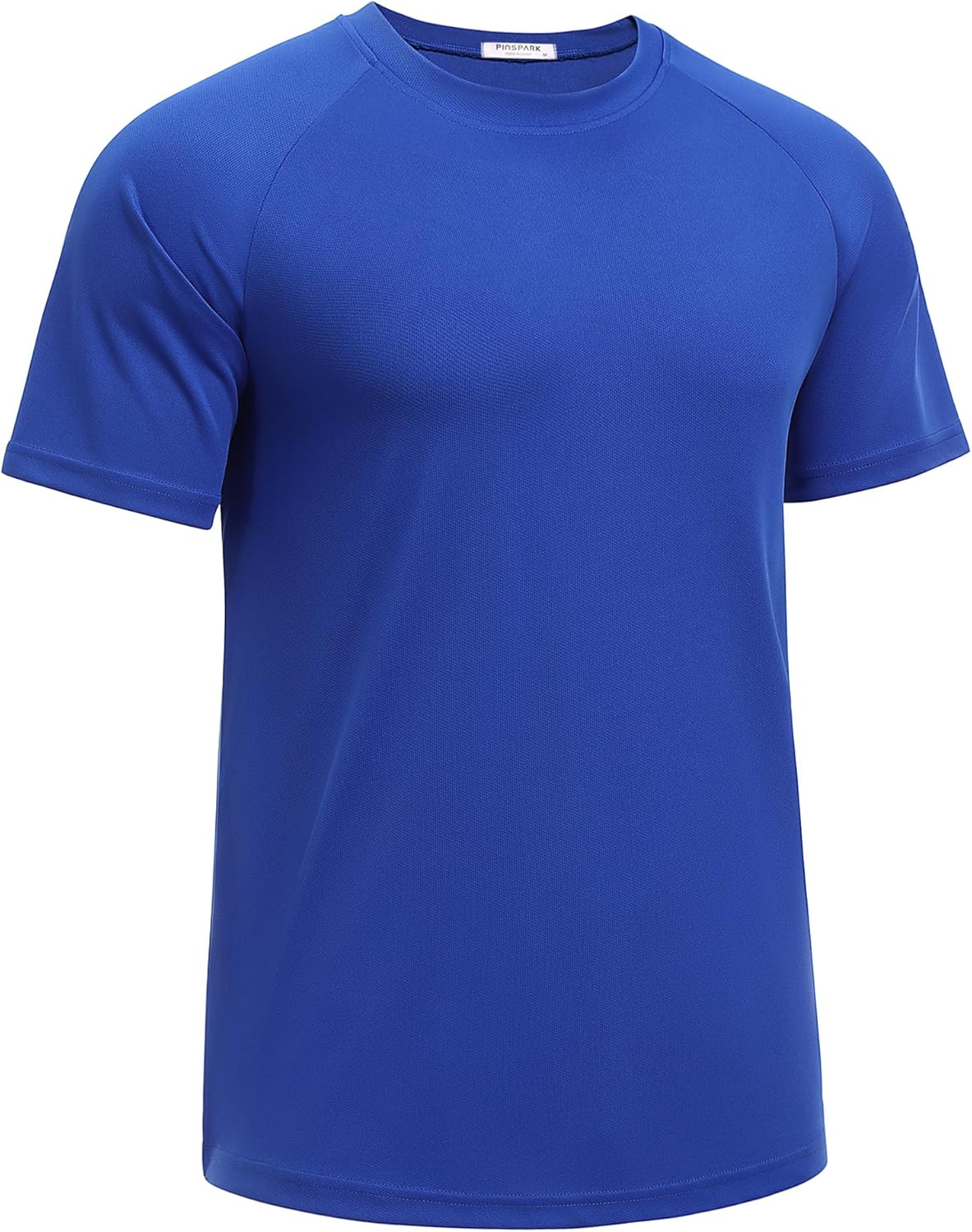 PINSPARK 1/5 Pack Workout Shirts for Men Short Sleeve Moisture Wicking Athletic Gym Tshirts Multipack Casual Plain Tees